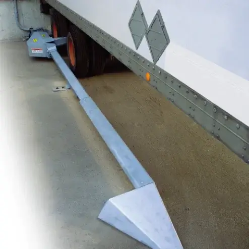 Photo of wheel chocks for a loading dock